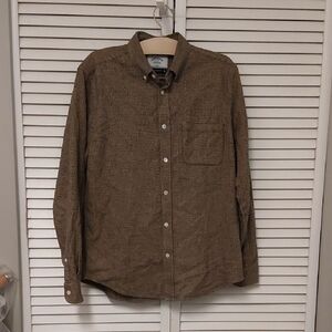 Portuguese Flannel Brown Casual Button-Down Shirt